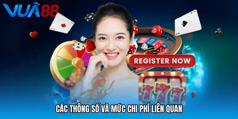 Các thông số và mức chi phí liên quan